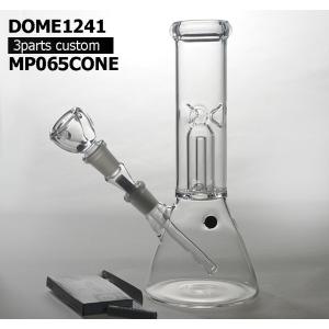 トルネードダブルハニカムビッグ4層式アイスガラスボング/水パイプ