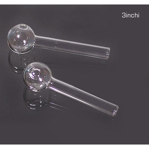 NEW クリア・クラック/3インチＰＹＲＥＸガラスパイプ2本セット