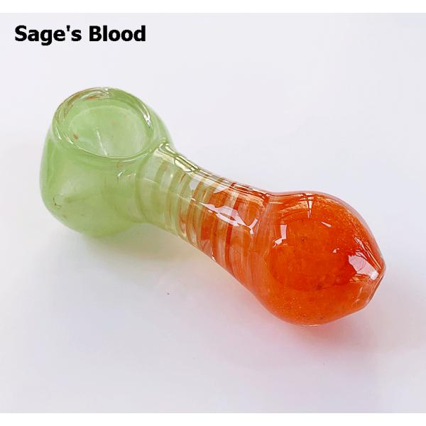 【一押し パイレックス ガラスパイプ】インサイドアウト SAGE'S BLOOD ショートスケールG...