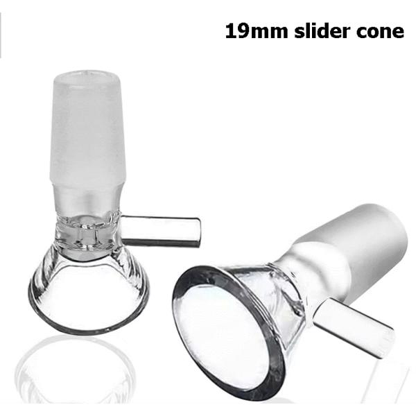 接続部径19ｍｍ　ヘビーウエイト パイレックス スライダー・コーンMP300　2個セット　ボング/水...