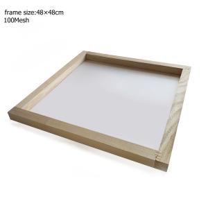 22×26cm]シルクスクリーン木枠 ナイロン100メッシュスクリーン貼り済