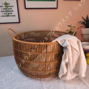 籐 脱衣かご ラタン脱衣かご 旅館 ホテル 脱衣...の商品画像