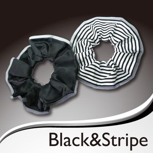 ブラック黒＆ストライプ２品セット　SP2003BK