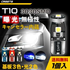 セール！爆光 1個入 T10 LED ホワイト ブルー 高輝度