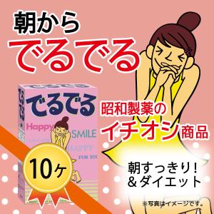 でるでる ダイエット ダイエットティー 茶  ノンカフェイン ノンカロリー 24包入り 10ケース 送料無料｜showa-direct