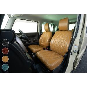 ハスラー 革調シートカバー(パーソナルテーブル付車用)「スズキ純正