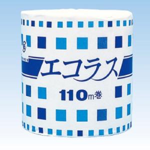 トイレットペーパー  業務用  2倍巻 110M　ソフト 個包装【ソフトエコラス110M】シングル 業務用 1ケース60個入り