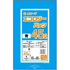 45Lゴミ袋 業務用 安い　【0.03ｍｍ厚 45L （青）】650ｘ800ｃｍ  10枚入りｘ60冊｜showa-shokai