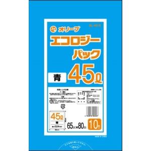 45Lゴミ袋  厚手 業務用 安い　【0.04ｍｍ厚 45L （青）】650ｘ800ｃｍ  10枚入りｘ50冊｜showa-shokai