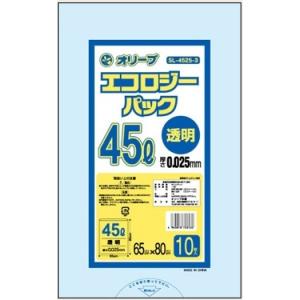 45Lゴミ袋 業務用 安い　【0.025ｍｍ厚 45L （透明）】650ｘ800ｃｍ  10枚入りｘ60冊　｜showa-shokai