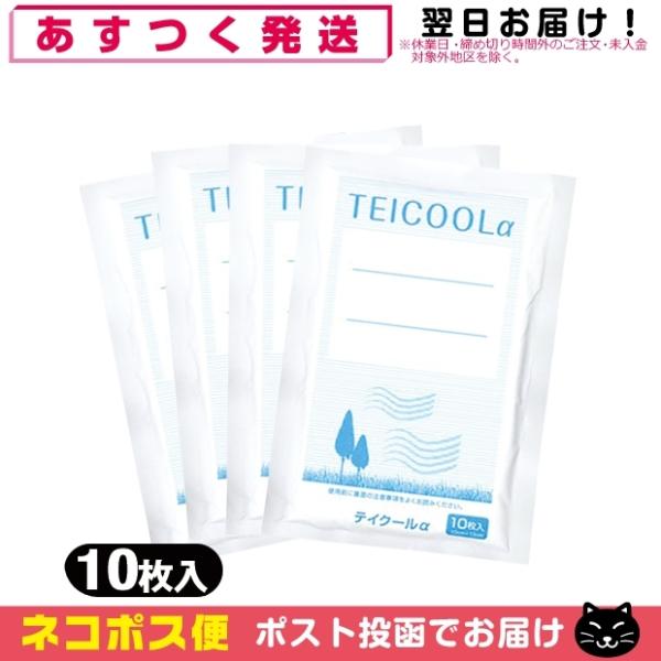 冷却シート テイコクファルマケア テイクールα(TEICOOL ALPHA) 10枚入り x4袋(合...