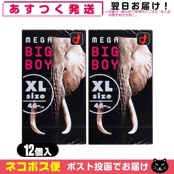 男性向け避妊用コンドーム オカモト メガビッグボーイ(MEGA BIG BOY)(XLサイズ) 12...