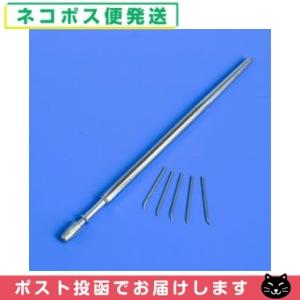 在庫あり＞前田豊吉商店 ディスポ銀鍼（100本） 長柄鍼 8分（25mm