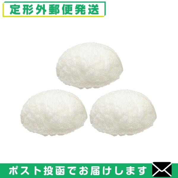 こんにゃくスポンジ 山本農場 こんにゃくパフ 和の力 無地 ベビー&amp;フェイス x 3個セット 「メー...