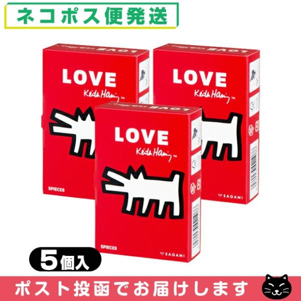 避妊用コンドーム 相模ゴム工業 キース・へリング スムース (Keith Haring) 5個入 x...