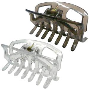 ホテルアメニティ バンスクリップ・ヘアクリップ (HAIR CLIP)x1個(ブラウン・クリアより選択) ※「当日出荷」 爆買