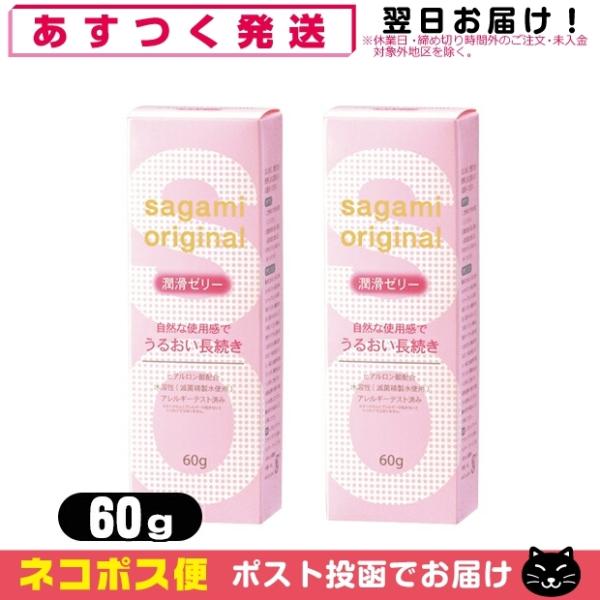潤滑ゼリー 相模ゴム工業 サガミオリジナル 潤滑ゼリー 60g x2個セット (sagami ori...