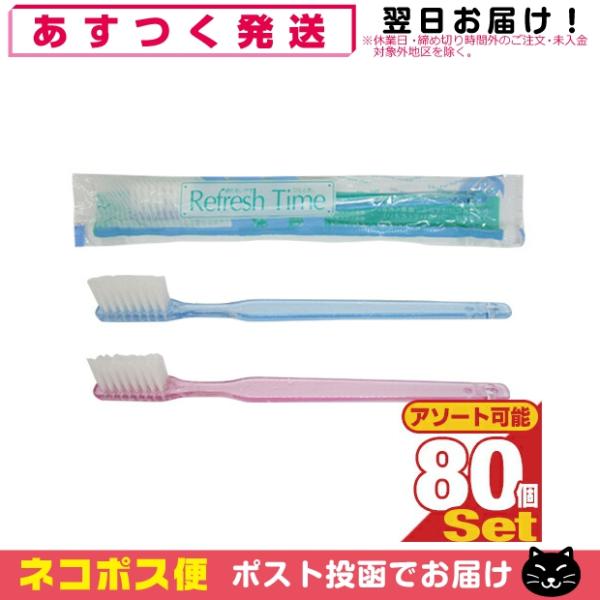 ホテルアメニティ 業務用 Refresh Time(リフレッシュタイム) インスタント歯ブラシ 歯磨...