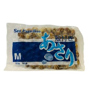 殻付き あさり М 500g×2 冷凍 業務用 中国産 から付き 浅蜊 酒蒸し Sea