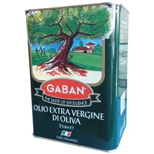 ※ ケース販売 ※ GABAN オリーブオイル EXバージン 3L×4缶 箱売り ハウスギャバン エクストラバージン 業務用