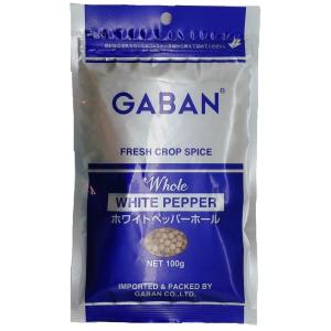 Gaban ホワイトペッパー ホール 100ｇ スパイス ハウス食品 香辛料 粒 業務用 白胡椒 2261 食べもんぢから Yahoo 店 通販 Yahoo ショッピング