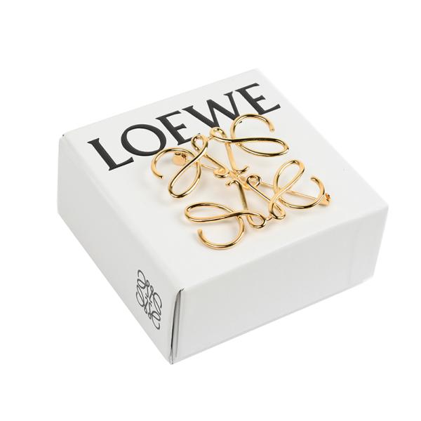 LOEWE ロエベ ANAGRAM ゴールドブローチ イタリア正規品 111.25.020 8130...