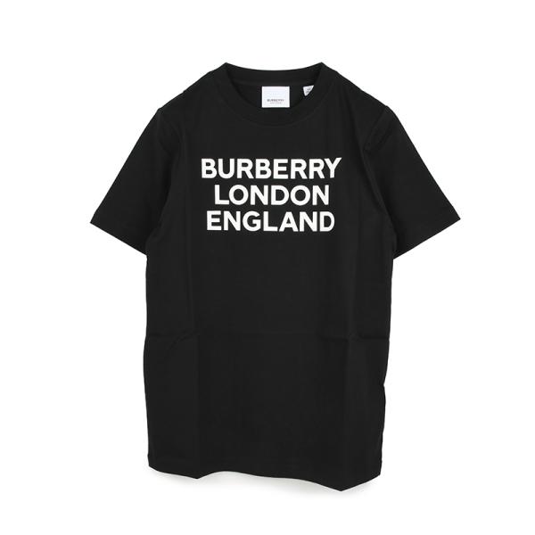 BURBERRY キッズ ブラック半袖Tシャツ イタリア正規品 8028809 新品 バーバリー