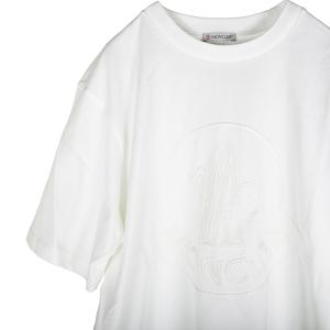 〔最新美品〕モンクレール　キッズ　140 ホワイト　Tシャツ　正規品 5S592 MONCLER（モンクレール） MONCLER KIDS ネイビー半袖Tシャツ キッズ