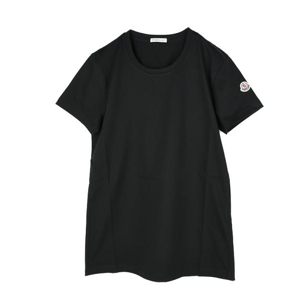 MONCLER モンクレール ブラック半袖Tシャツ レディース イタリア正規品 8C73200 V8...