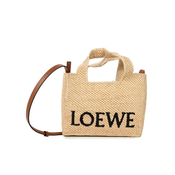 LOEWE　ロエベ フォント トート スモール ラフィア イタリア正規品 新品 A685B59X03...