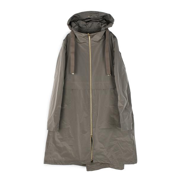 HERNO ヘルノ レディース スプリングコート フーデットロングコート ジャケット Aライン イタ...
