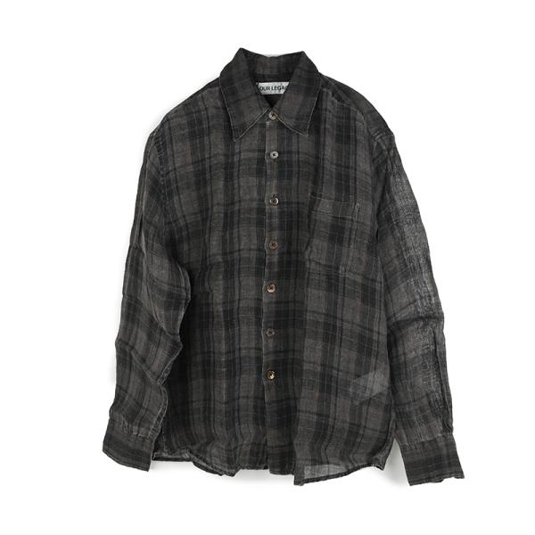 OUR LEGACY アワーレガシー ABOVE SHIRT リネン長袖シャツ イタリア正規品 新品...