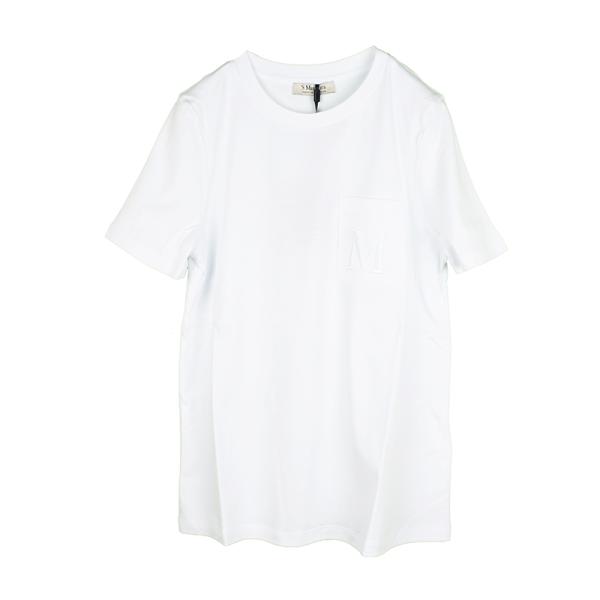 'S Max Mara エスマックスマーラ MADERA ホワイト半袖Tシャツ 新品 2429976...
