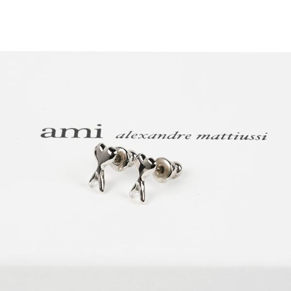 AMI PARIS ALEXANDRE MATTIUSSI アミ パリス ハンマードピアス 両耳 新...