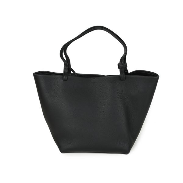 THE ROW ザロウ  Park Tote Three レザートートバッグ BLACK PL 並行...