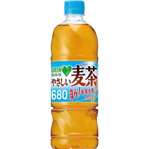 「24本」 やさしい麦茶 680ml ×24本×1箱 サントリー green dakara ペットボ...