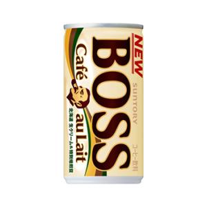 「30本」 ボス カフェオレ 185g×30本×1箱 サントリー 缶コーヒー BOSS