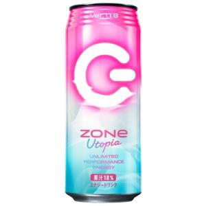 「24本」 ZONe Utopia Ver.1.1.8 エナジードリンク 500ml×24本×1箱サントリー ゾーン エナジードリンク 黒 缶