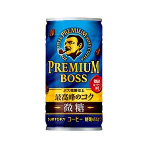 「30本」 サントリー プレミアムボス 微糖 185g  缶 30本 1箱 BOSS 缶コーヒー 珈琲｜鷹蔵屋