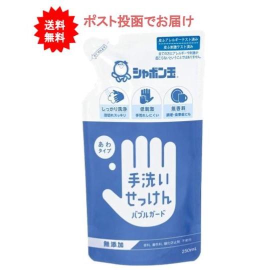 【送料無料】手洗いせっけん バブルガード あわタイプ つめかえ用 250ml【1個】