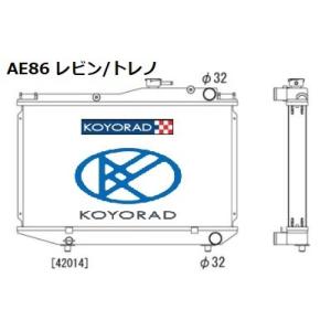 KOYO/コーヨー】 レーシングラジエターTYPE-F アルミ2層タイプ