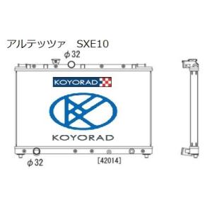 車検対応 超軽量/高性能 コーヨーラジエーター  KOYORAD　コーヨーラド レーシングアルミラジ...