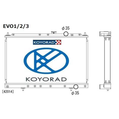 車検対応 超軽量/高性能 コーヨーラジエーター  KOYORAD コーヨーラド　レーシングアルミラジ...