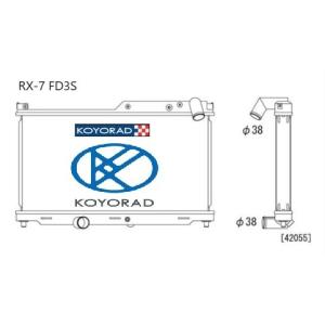 マツダ（Mazda） RX-7 FD3S 後期 新品 電動 ファン モーター 左右 2個