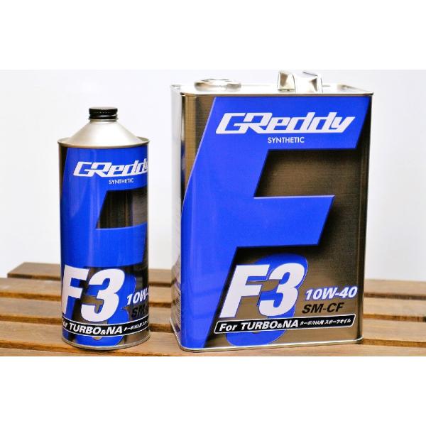 【店頭在庫あり※即納】トラスト GReddy エンジンオイル F3シリーズ 10W-40 SM-CF...