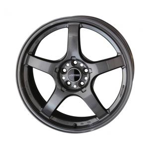 Tracer アルミホイール Gunbk 海外サイズ Ame トレーサー 9 5j Gt V Face2 18インチ Gunbk 38 38 5 100 Enkei Mat 鍛造並みの超軽量 重量 8 39ｋｇ Gtv 10 Showーupアサヒ