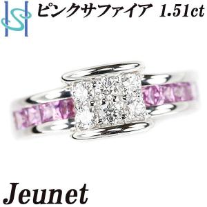 JEUNET ジュネ K18WG/K14WG サファイア ダイヤ イヤリング サファイア 