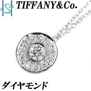 ティファニー ダイヤモンド サークレット ネックレス Pt950 円 サークル ブランド TIFFANY&Co. 送料無料 美品 中古 SH108448｜sht-ys