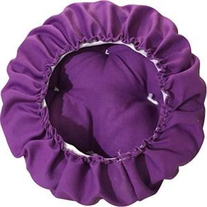 チャミ 丸椅子カバー 座布団 通気 クッション チェアクッション チェアパッド ラウンド ブラウン