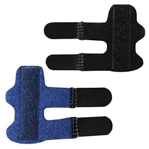 指サポーター ばね指 腱鞘炎 スポーツ 保護 リハビリ 金属プレート 通気性 柔軟快適 調節可能 全指適応 左右兼用 子供 大人 2枚入り